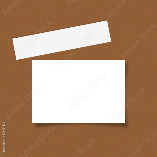 mock up szablon pusty blank post ulotka wizytówka kartka wizualizacja zakładka notatka 