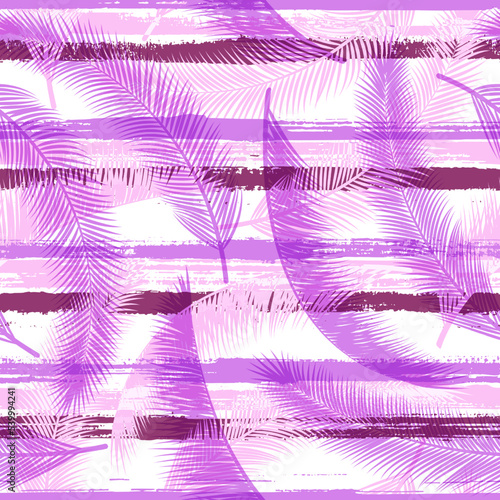 Trendy coconut palm leaves tree branches