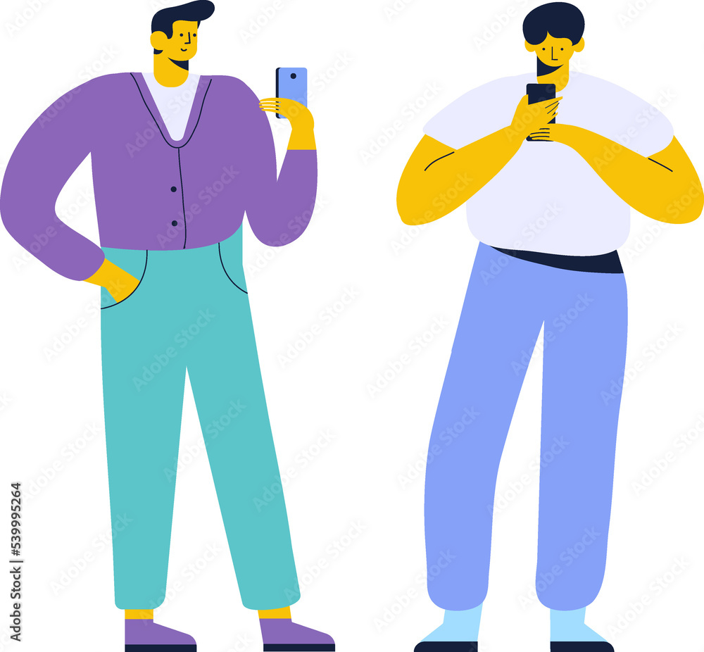 Two Men, couple silhouette Two Men, couple silhouette