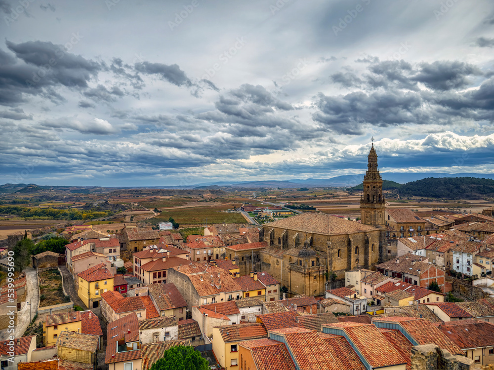 custom made wallpaper toronto digitalBriones town with the church of Nuestra Señora de la Asuncion in La Rioja, Spain.