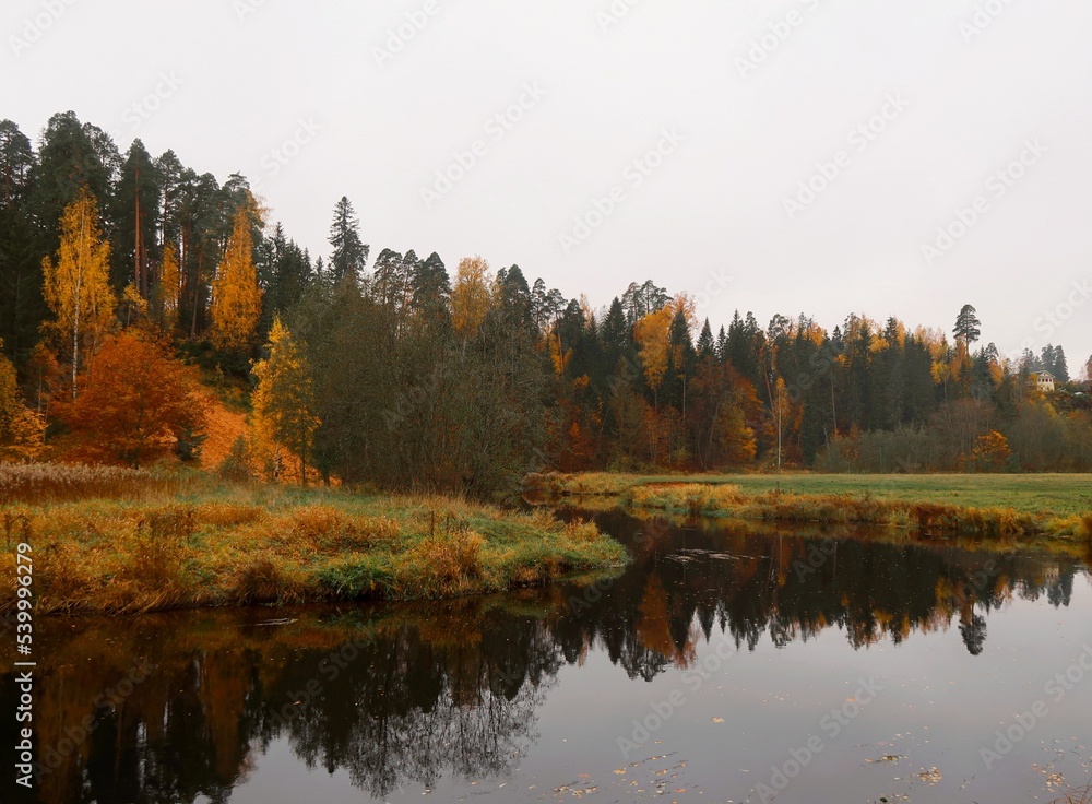 autumn in the mountains