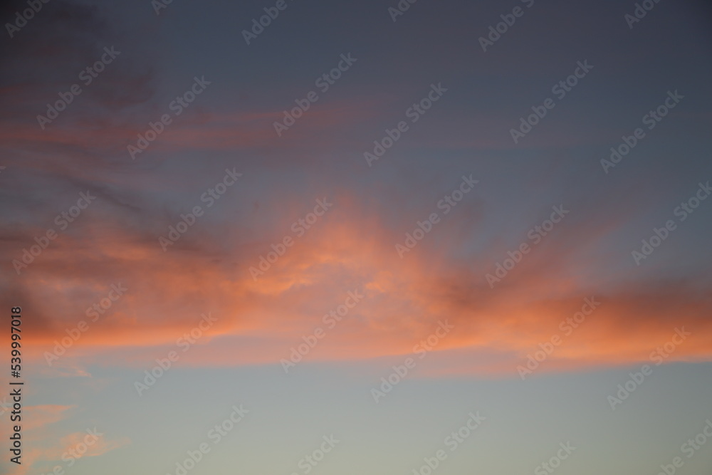 sunset in the sky nature background 
