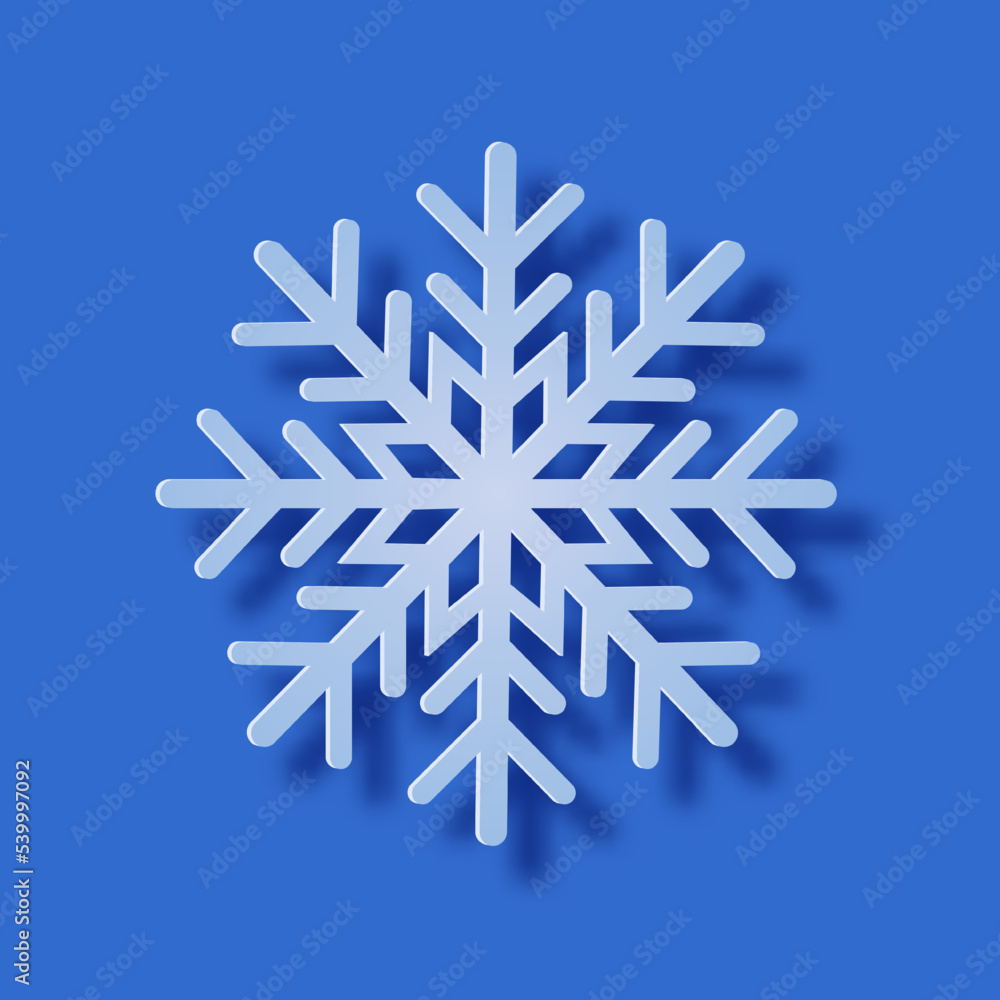 Snowflake Christmas decoration. paper cut style Snowflake Christmas decoration. paper cut style
