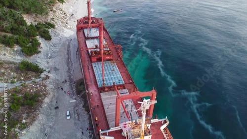 blue, boat, business, cargo, commercial, export, industrial, industry, marine, maritime, nautical, ocean, red, sea, ship, shipping, transport, transportation, travel, vessel, water