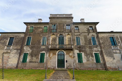 Old house at Fratta Polesine, Veneto, italy photo