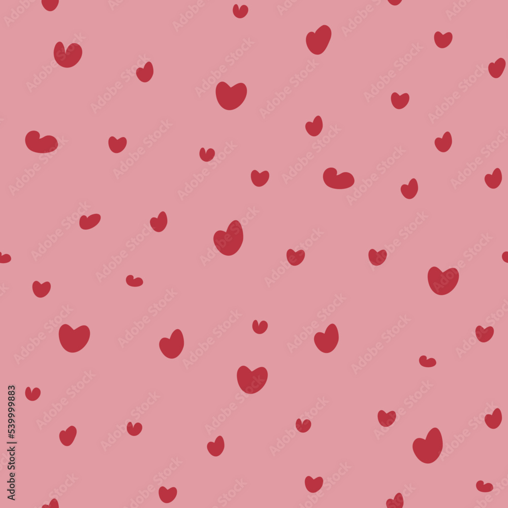 Abstract Seamless Pattern with a Heart Pattern. Abstract Seamless Pattern with a Heart Pattern.