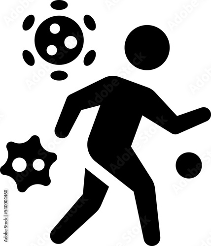 corona virus anxiety icon
