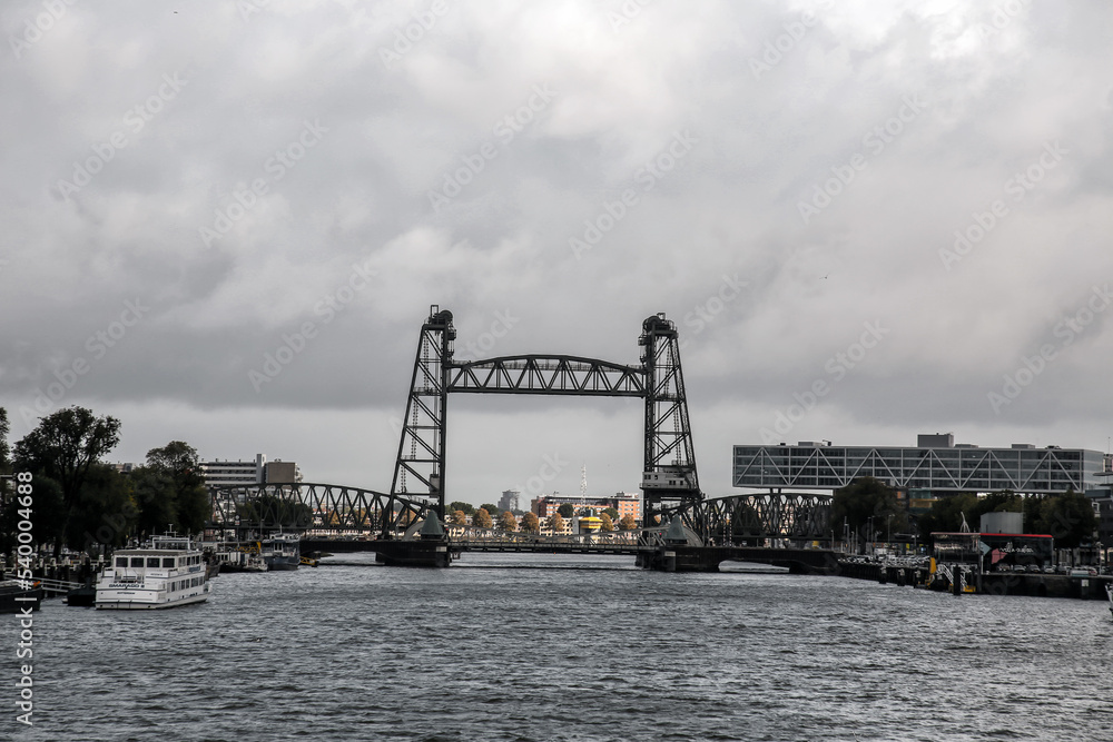 De Hef Bridge in Rotterdam, the Netherlands