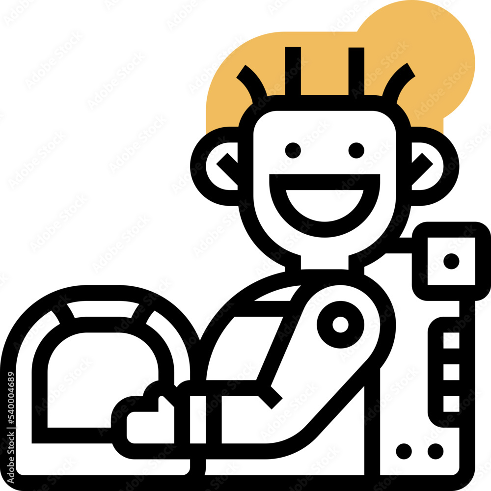 Fototapeta premium astronaut icon