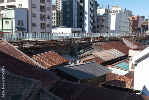 北九州市小倉　旦過市場の屋根 photo