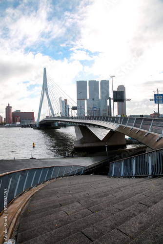 Erasmus Bridge in Rotterdam...