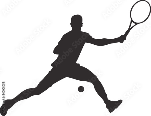 silhouette of people playing tennis