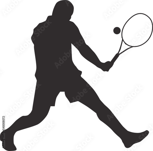 silhouette of people playing tennis