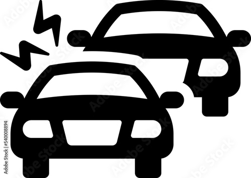 Car collision icon