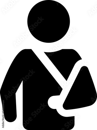 Cast insurance cover icon