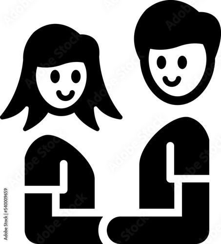 Boyfriend and girlfriend icon