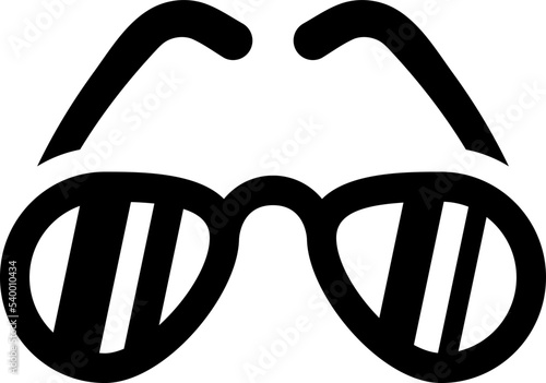 Optical glasses icon