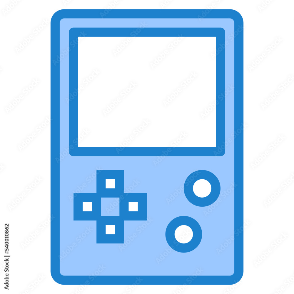 Game console blue style icon Game console blue style icon