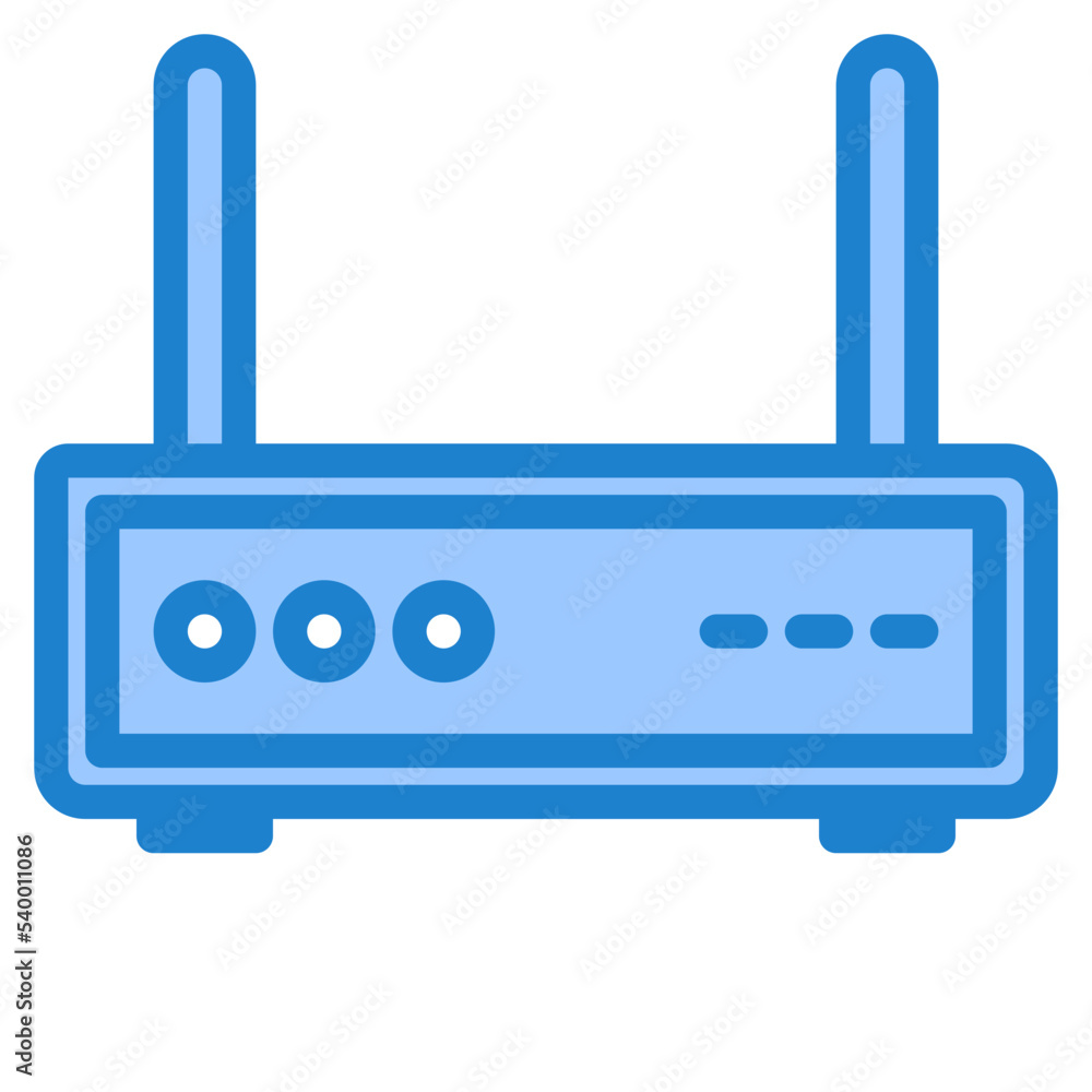 Wifi blue style icon