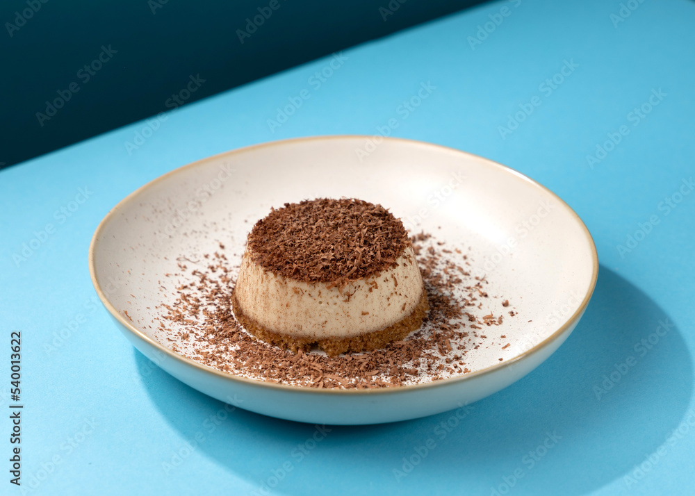 dessert with coconut chips and chocolate dessert with coconut chips and chocolate