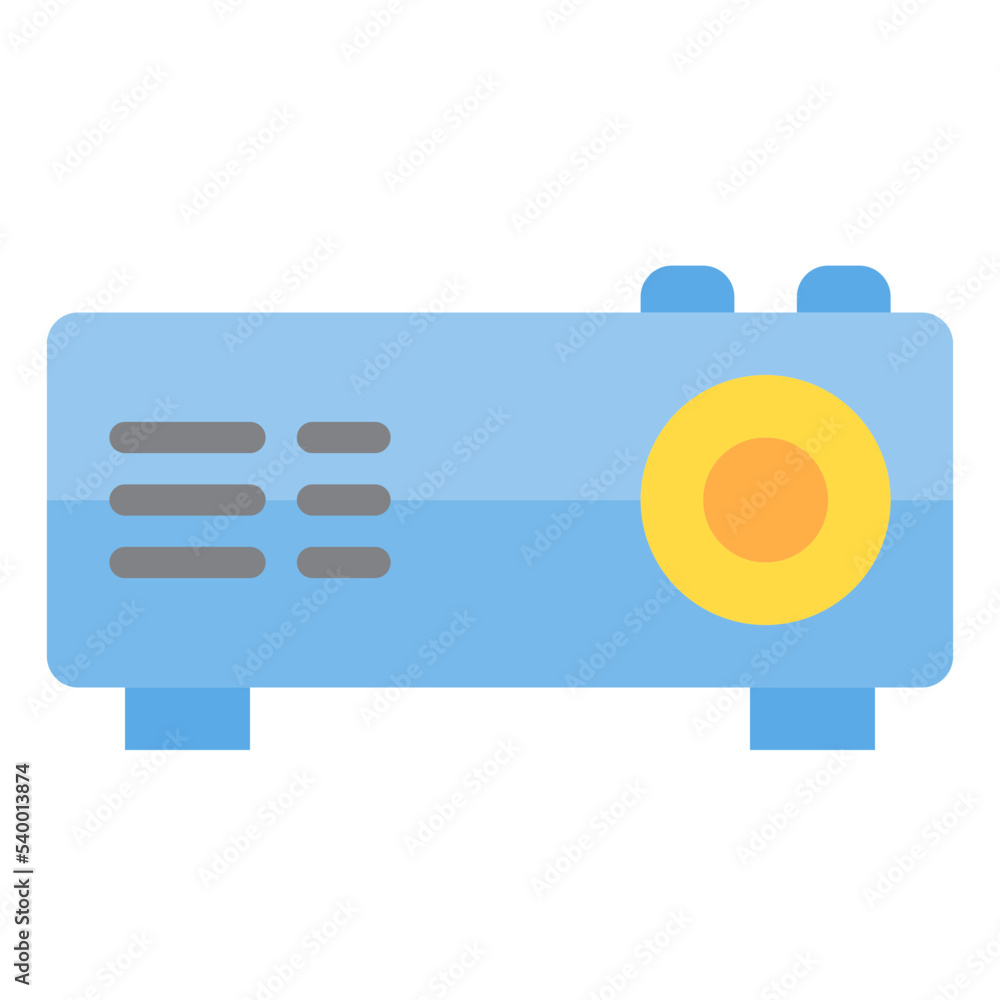 Projecter flat style icon
