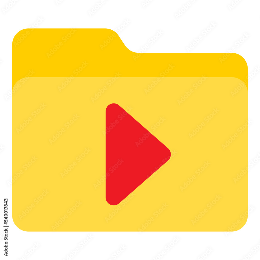 Folder flat style icon Folder flat style icon
