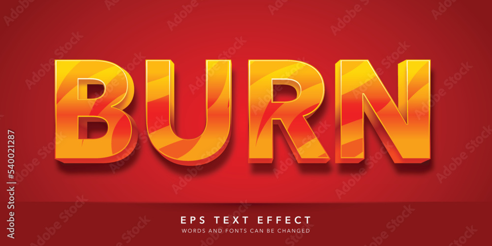 burn 3d editable text effect burn 3d editable text effect