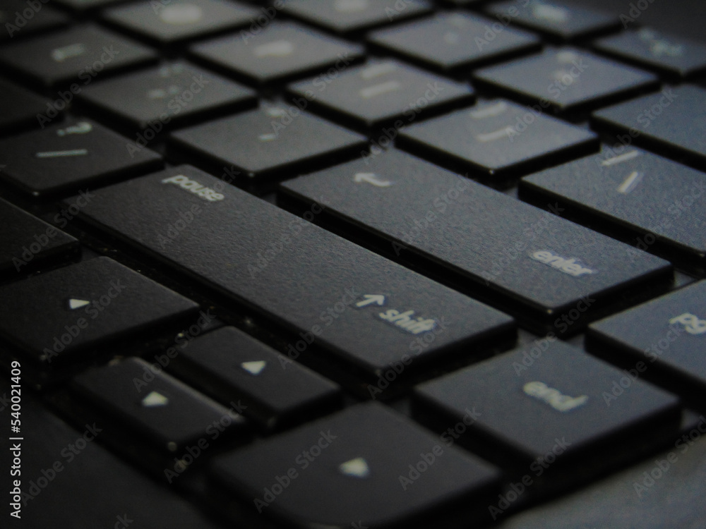 keyboard close up shot