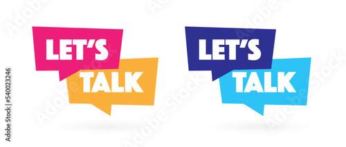Let's talk