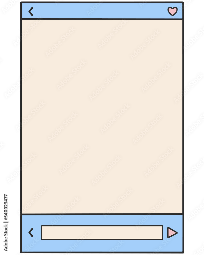 Pastel Chat Window Frame Mockup Pastel Chat Window Frame Mockup