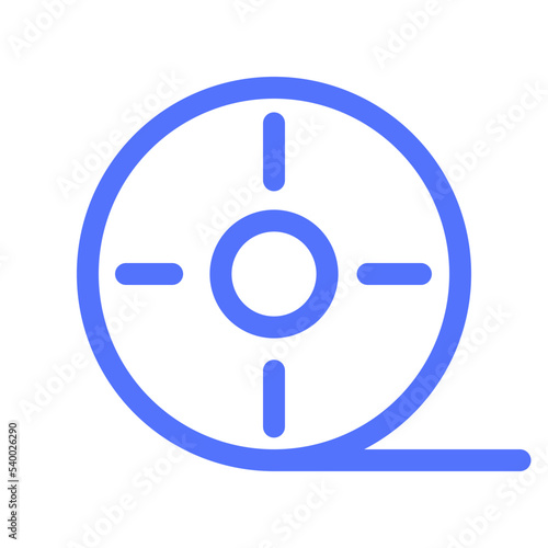 audiotape tape videotape line icon