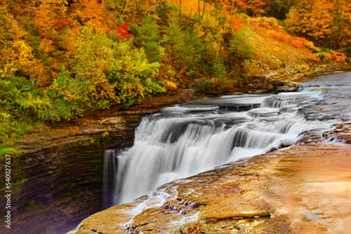 Autumn in Letchworth State Park in Castile, NY. Colors abound this fall in Livingston County in Upstate NY. 