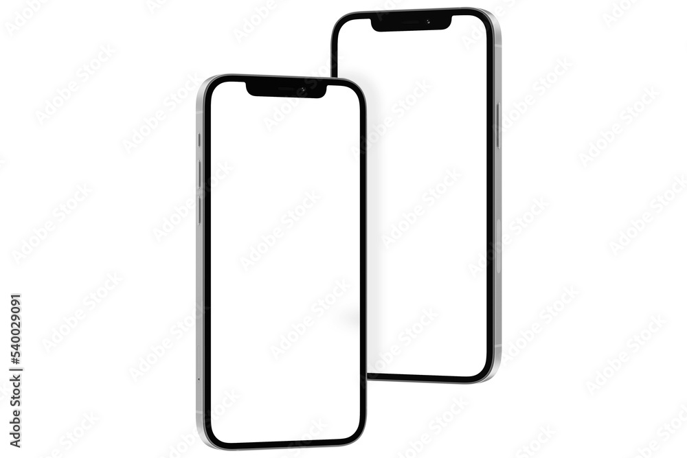 smart phone isolated on white screen for make mockup premium png smart phone isolated on white screen for make mockup premium png