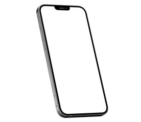 Mobile phone premium png digital device for make mockup
