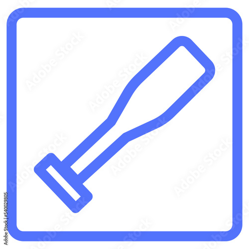 Bild auf Leinwand baseball baseball bat bat lucille line icon