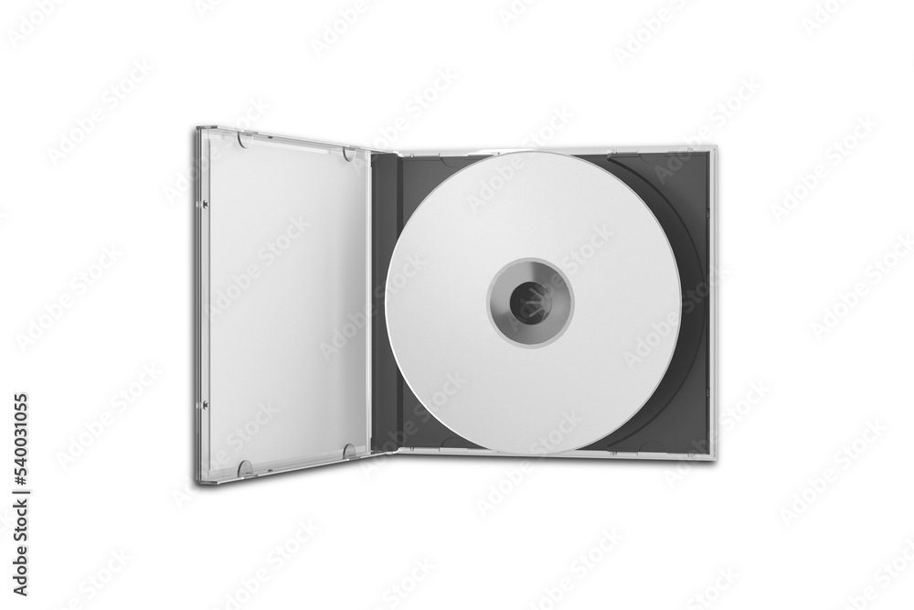 Opened And Half Opened CD Case Mockup Isolated On White Background 3d opened-and-half-opened-cd-case-mockup-isolated-on-white-background-3d
