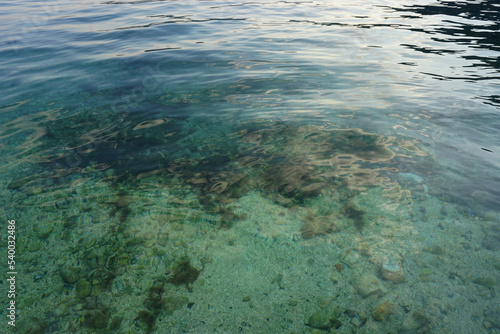  turquise sea water depth