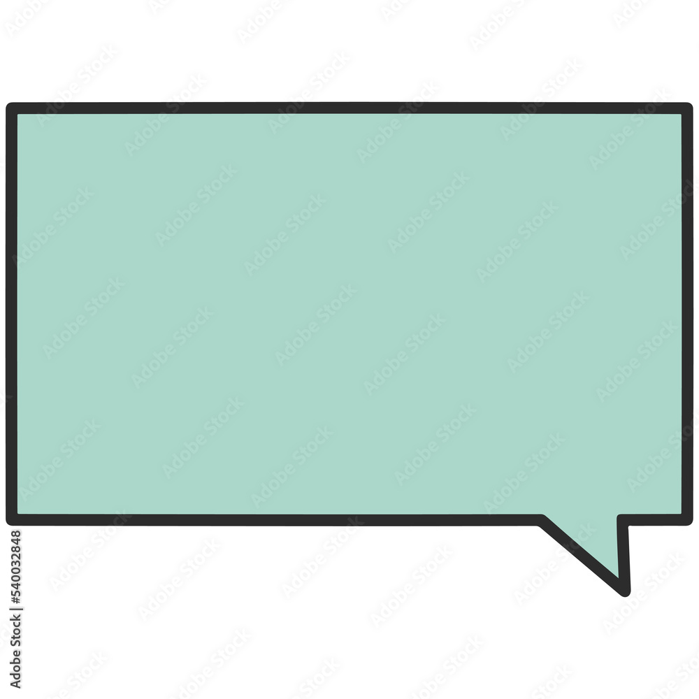 Square Message Bubble Window Frame Square Message Bubble Window Frame