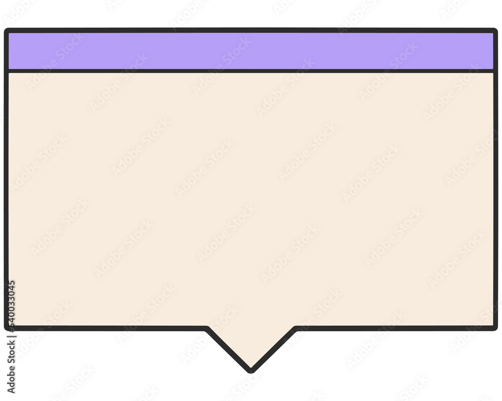 Message Pop-up Window Frame Mockup Message Pop-up Window Frame Mockup
