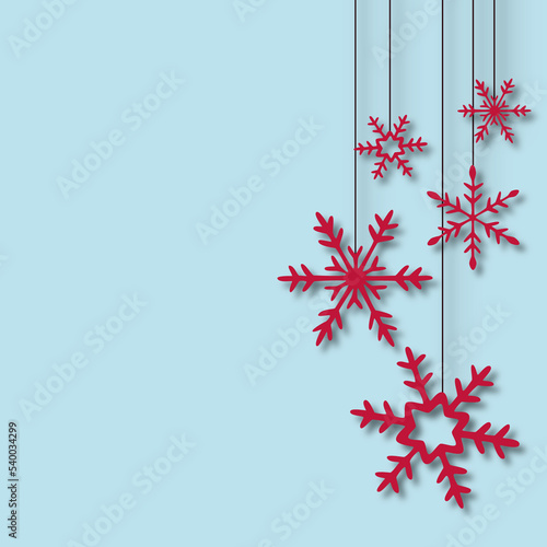 snowflakes card