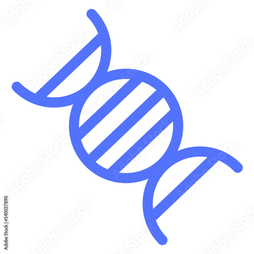 biology dna genetic genetics helix line icon