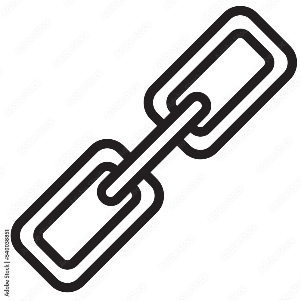 Link outline style icon Link outline style icon