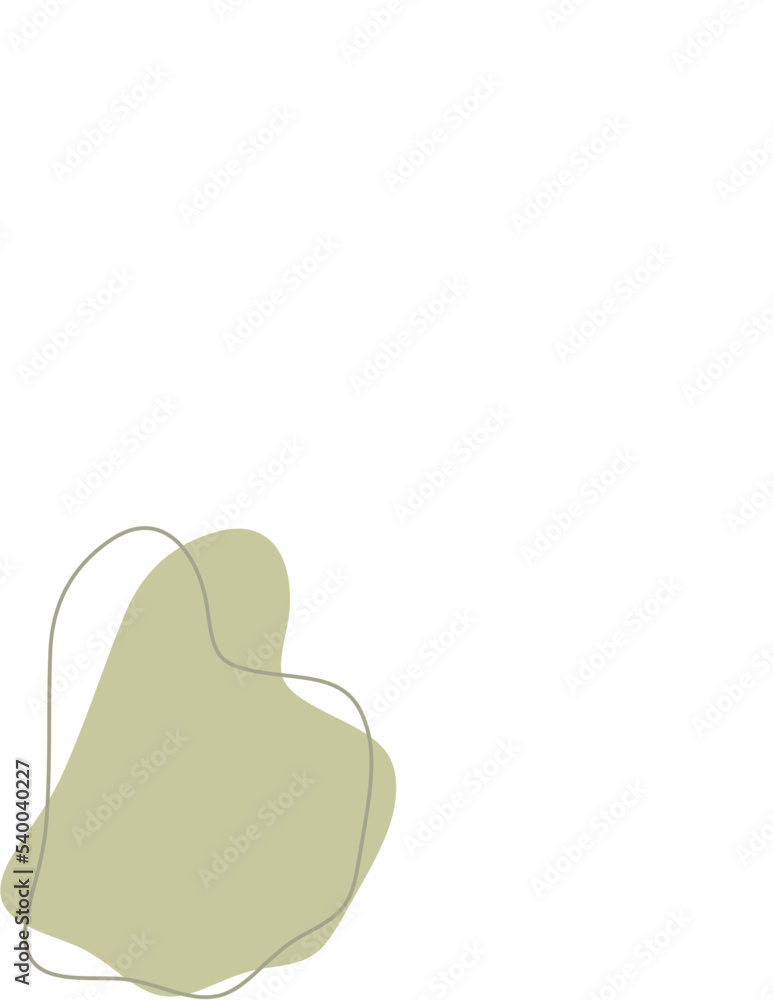 Liquid and fluid shape Green color Liquid and fluid shape Green color