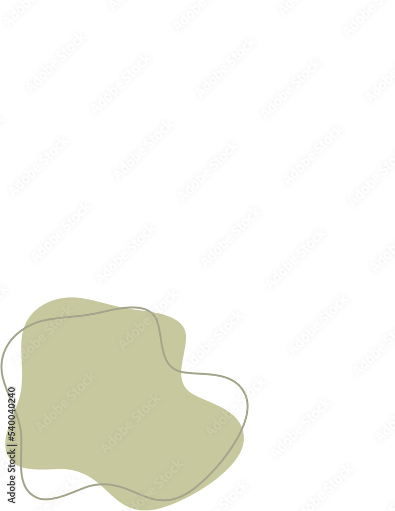 Liquid and fluid shape Green color Liquid and fluid shape Green color