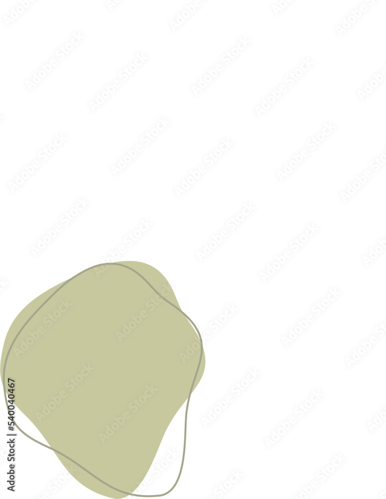 Fototapeta premium Liquid and fluid shape Green color