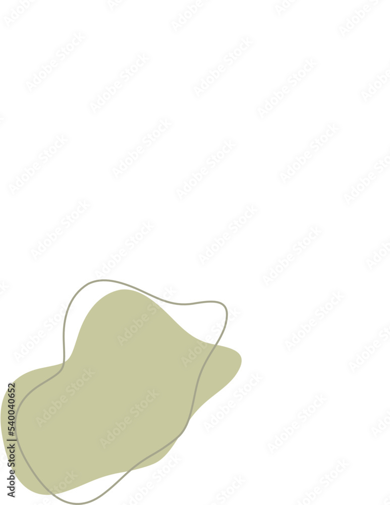 Liquid and fluid shape Green color Liquid and fluid shape Green color