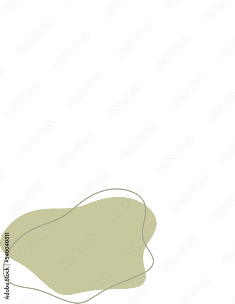 Liquid and fluid shape Green color Liquid and fluid shape Green color