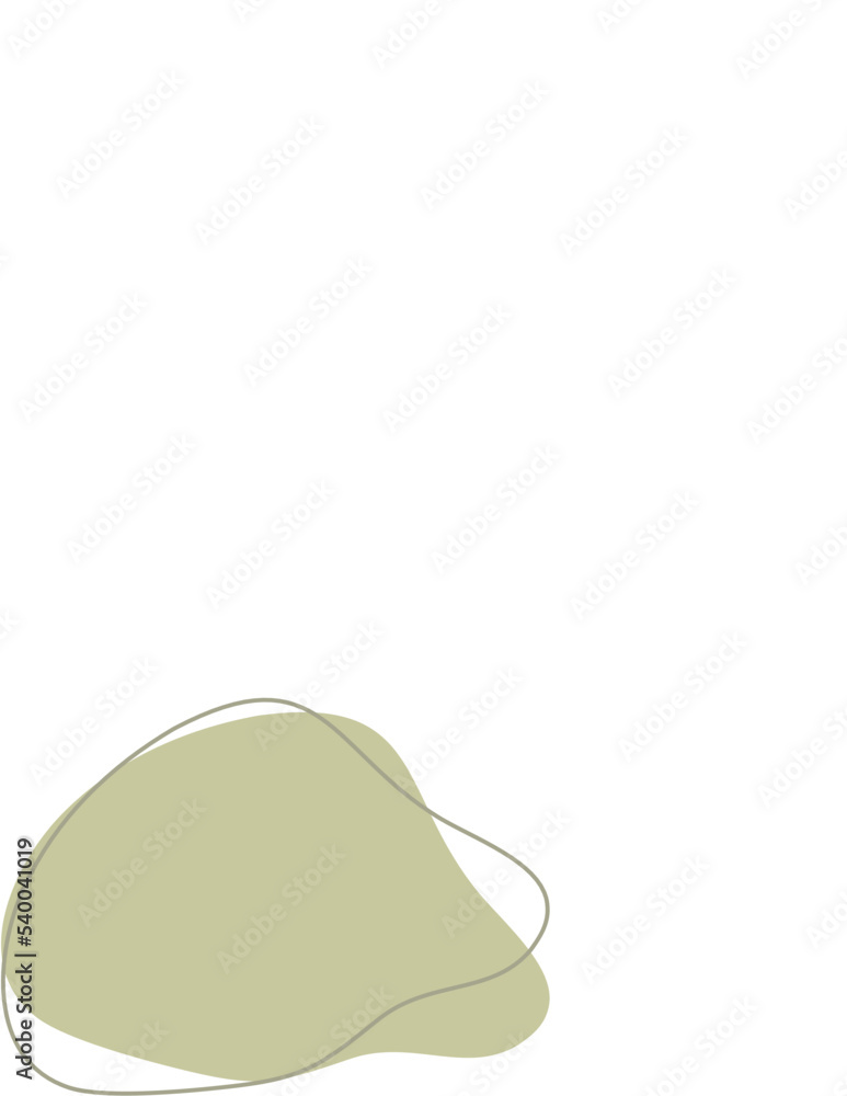 Liquid and fluid shape Green color Liquid and fluid shape Green color