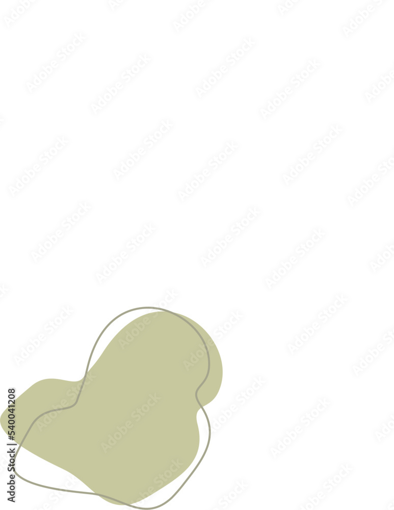 Liquid and fluid shape Green color Liquid and fluid shape Green color
