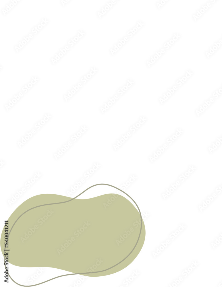 Liquid and fluid shape Green color Liquid and fluid shape Green color